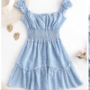 ZAFUL | smocked dress with ruffles